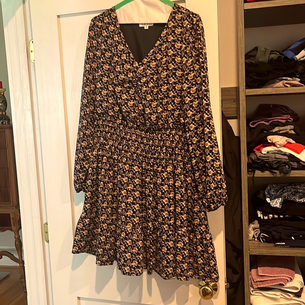THML long sleeved dress! Great for Fall, Winter (with booties) or Spring!